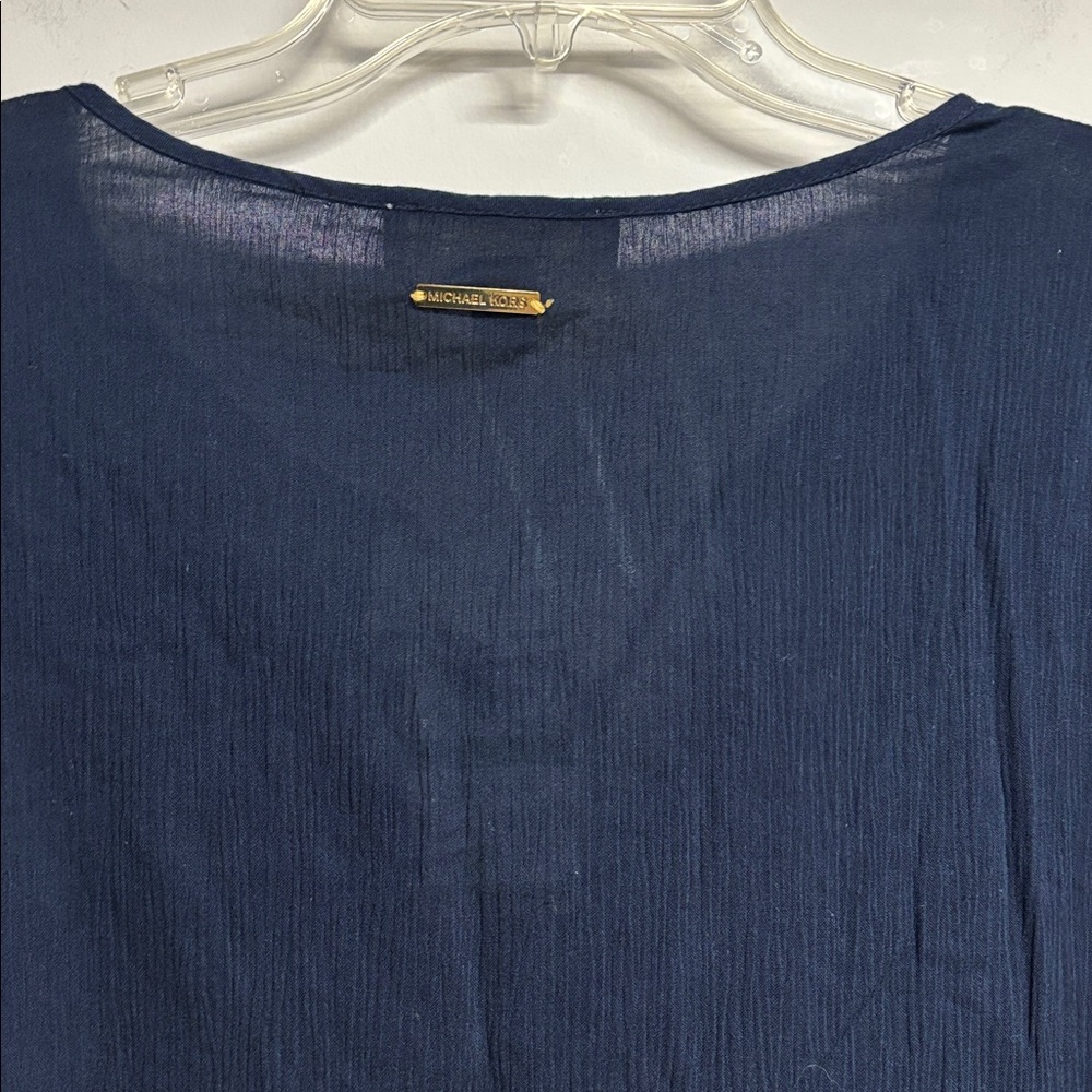 Michael Kors Navy Blue Long Sleeve Shirt - Picture 5 of 5